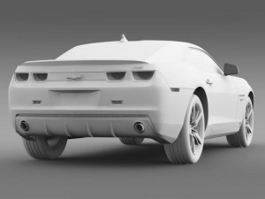 chevrolet camaro 45th ae 2012 3D Модель