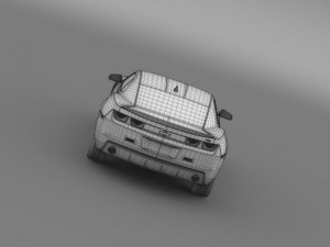 chevrolet camaro 45th ae 2012 3D Модель