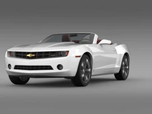 chevrolet camaro convertible 2011 3D Model