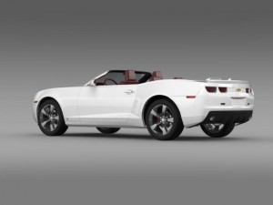 chevrolet camaro convertible 2011 Modello 3D