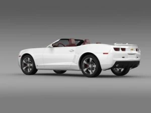 chevrolet camaro convertible 2011 3D Model