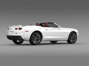 chevrolet camaro convertible 2011 3D Model