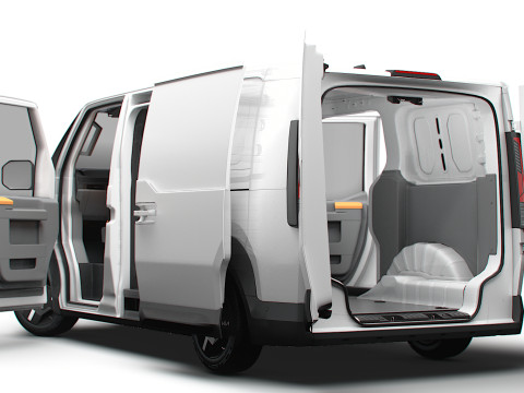 KIA PV5 Cargo L2H1 HQInterior 2026 UKspec 3D Модель