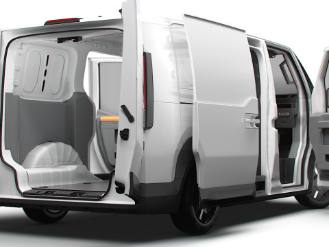 KIA PV5 Cargo L2H1 HQInterior 2026 UKspec 3D Модель