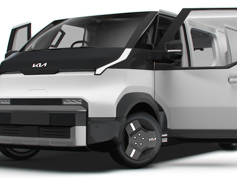 KIA PV5 Cargo L2H1 HQInterior 2026 UKspec 3D Модель