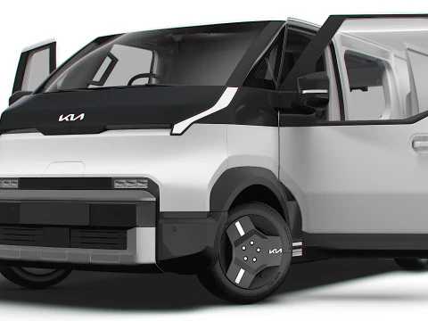 KIA PV5 Cargo L2H1 HQInterior 2026 UKspec 3D Model