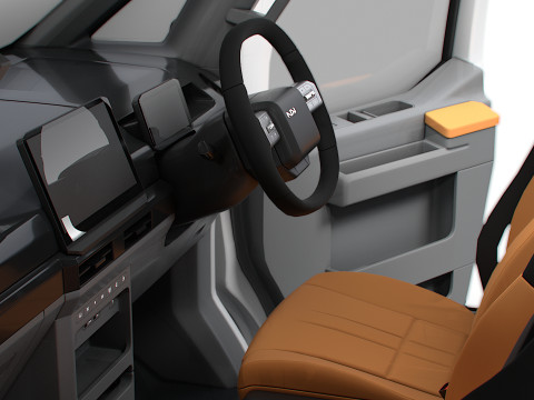 KIA PV5 Cargo L2H1 HQInterior 2026 UKspec 3D Модель