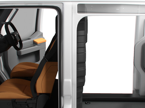 KIA PV5 Cargo L2H1 HQInterior 2026 UKspec 3D Модель