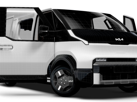 KIA PV5 Cargo L2H1 HQInterior 2026 UKspec 3D Модель