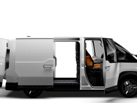 KIA PV5 Cargo L2H1 HQInterior 2026 UKspec 3D Модель