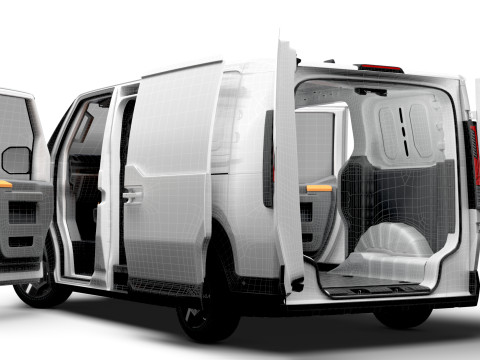 KIA PV5 Cargo L2H1 HQInterior 2026 UKspec 3D Модель