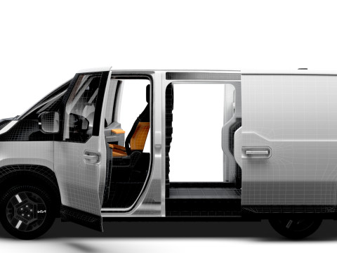 KIA PV5 Cargo L2H1 HQInterior 2026 UKspec 3D Модель