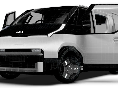 KIA PV5 Cargo L2H1 HQInterior 2026 UKspec 3D Model