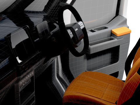 KIA PV5 Cargo L2H1 HQInterior 2026 UKspec 3D Модель