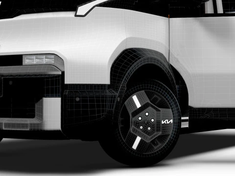 KIA PV5 Cargo L2H1 HQInterior 2026 UKspec 3D Model