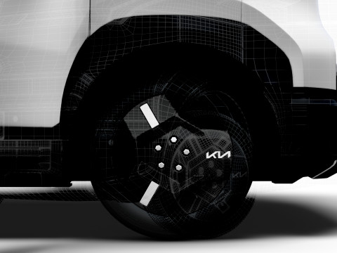 KIA PV5 Cargo L2H1 HQInterior 2026 UKspec 3D Модель