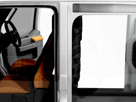 KIA PV5 Cargo L2H1 HQInterior 2026 UKspec 3D Модель