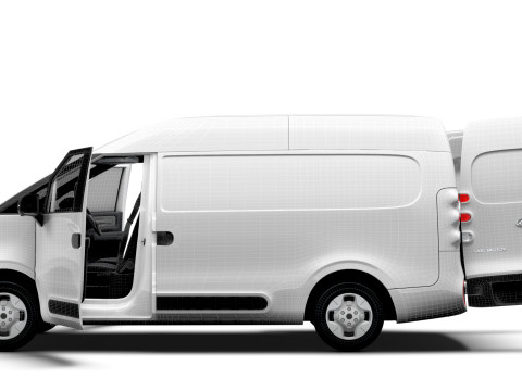 Maxus eDELIVER 5 L1H2 HQInterior 2026 3D Model