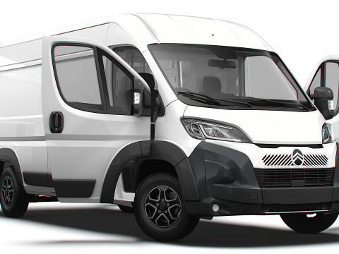 Citroen Jumper Van L3H2 HQInt UKspec 2026 3D Model
