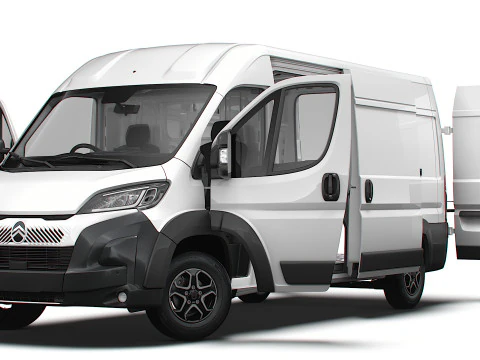 Citroen Jumper Van L3H2 HQInt UKspec 2026 3D Model