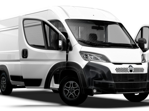 Citroen Jumper Van L3H2 HQInt UKspec 2026 3D Modell