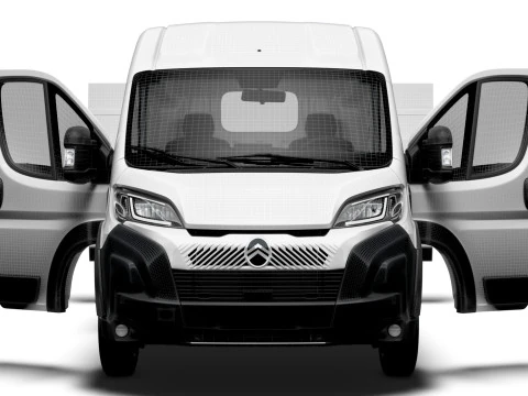 Citroen Jumper Van L3H2 HQInt UKspec 2026 3D Model