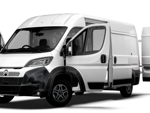 Citroen Jumper Van L3H2 HQInt UKspec 2026 3D Modell