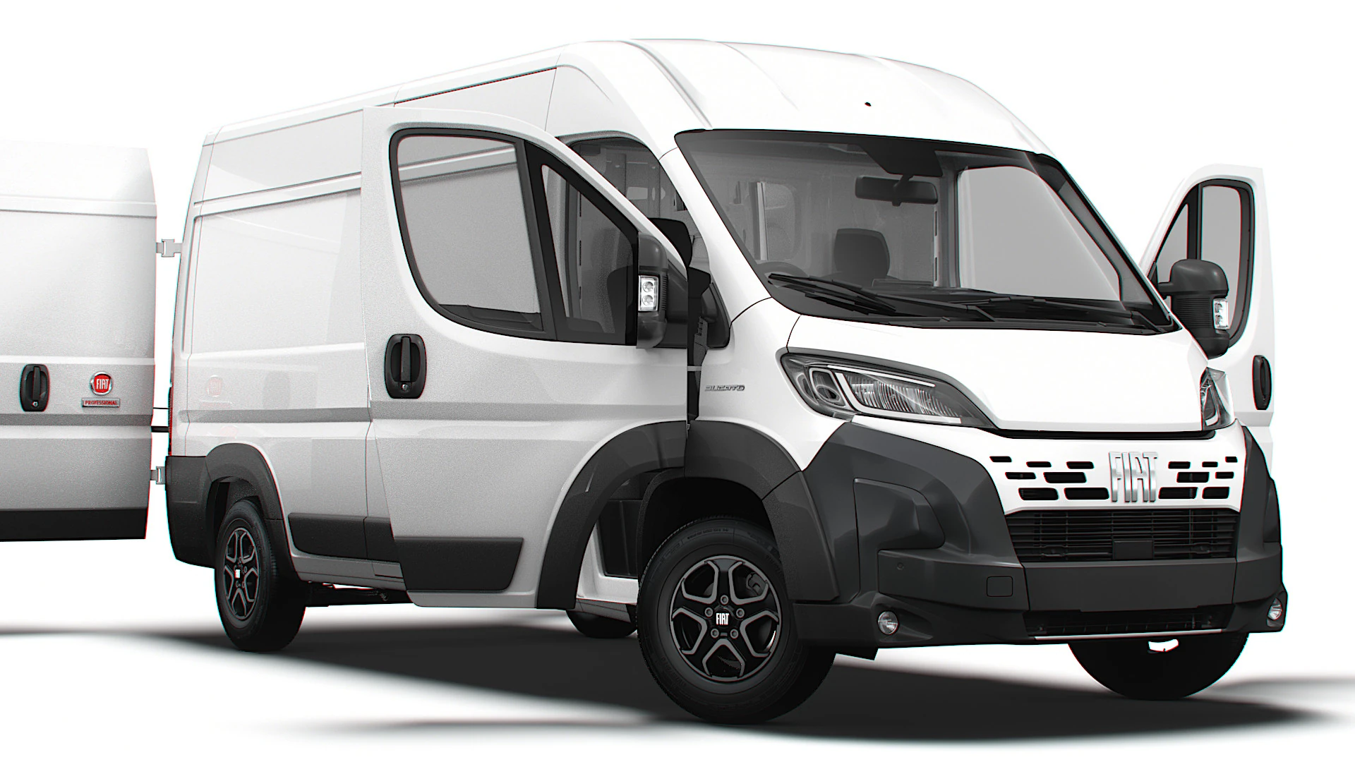 Fiat Ducato Van L3H2 HQInt 2026 UKspec 3D Model .c4d .max .obj .3ds .fbx .stl .blend 