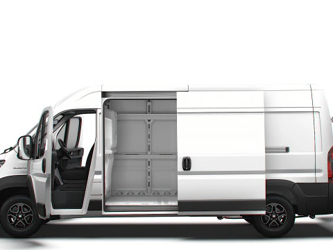 Fiat Ducato Van L3H2 HQInt 2026 UKspec 3D Model