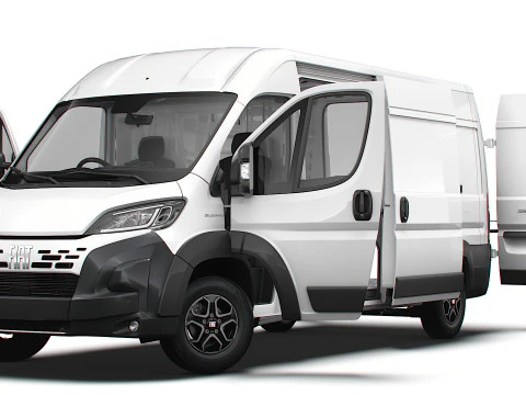 Fiat Ducato Van L3H2 HQInt 2026 UKspec 3D Model