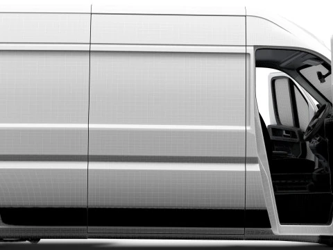 Fiat Ducato Van L3H2 HQInt 2026 UKspec 3D Model