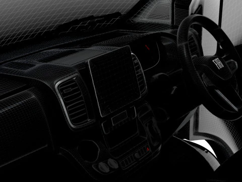 Fiat Ducato Van L3H2 HQInt 2026 UKspec 3D Model