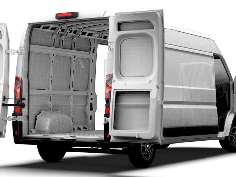 Fiat Ducato Van L3H2 HQInt 2026 UKspec 3D Model