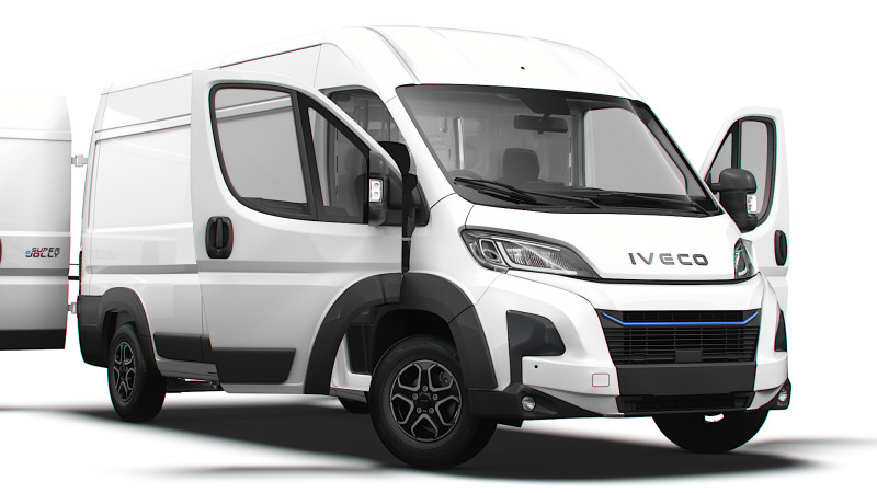 Iveco eSuperJolly L3H2 HQ Int 2026 UKspec Model 3D .c4d .max .obj .3ds .fbx .stl .blend 