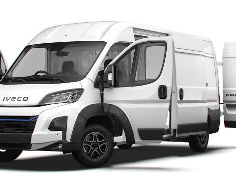 Iveco Super Jolly L3H2 HQ en 2026 especificaciones del Reino Unido Modelo 3D
