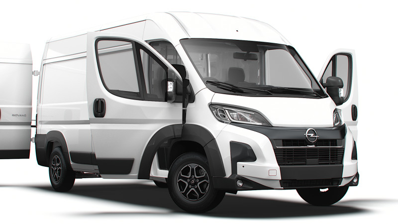 Opel Movano Van L3H2 HQInt 2026 UKspec Model 3D .c4d .max .obj .3ds .fbx .stl .blend