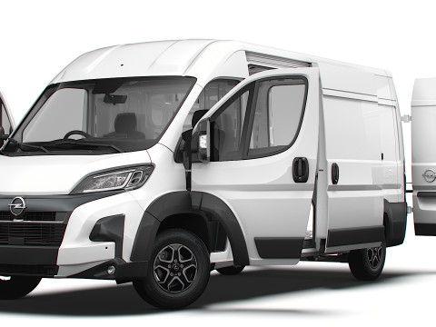 Opel Movano Van L3H2 HQInt 2026 UKspec Model 3D
