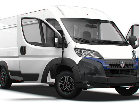 Peugeot Boxer Van L3H2 HQ Int 2026 UKspec Modelo 3D