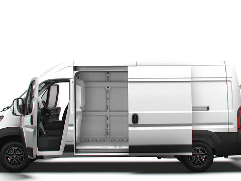 Peugeot Boxer Van L3H2 HQ 2026 İngiltere spesifikasyonunda 3D Model