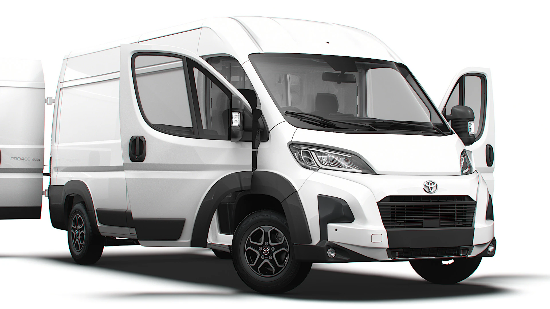 Toyota ProAce Max Van L3H2 HQ Int 2026 UKspec 3D Model .c4d .max .obj .3ds .fbx .stl .blend 