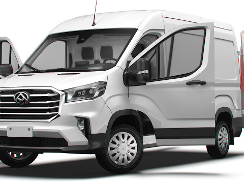 Maxus Deliver 9 Van L2H2 HQInterior 2025 3D Model