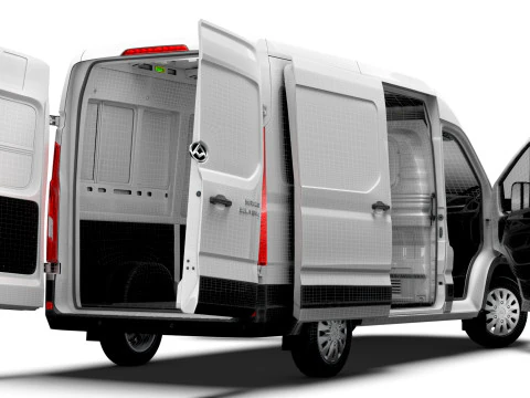 Maxus Deliver 9 Van L2H2 HQInterior 2025 3D Model