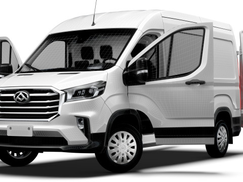 Maxus Deliver 9 Van L2H2 HQInterior 2025 3D 모델