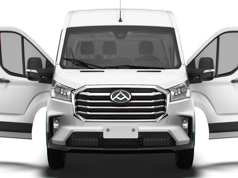 Maxus Deliver 9 Van L2H2 HQInterior 2025 3D Model