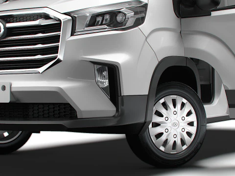 Maxus Deliver 9 Van L3H3 HQInterior 2025 3D Model