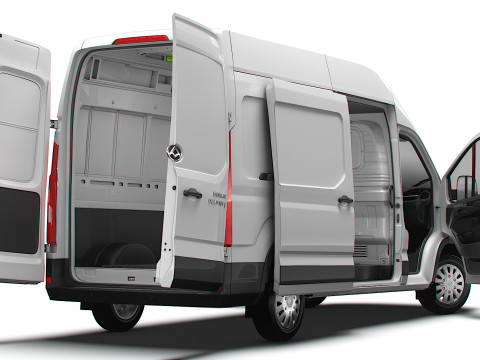 Maxus Deliver 9 Van L3H3 HQInterior 2025 3D Model