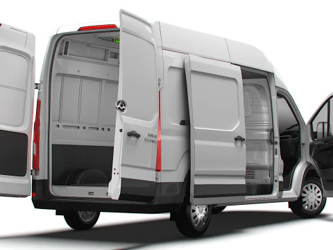 Maxus Deliver 9 Van L3H3 HQInterior 2025 3D Model