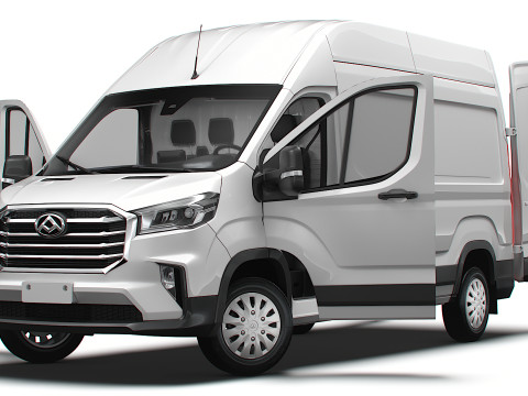 Maxus Deliver 9 Van L3H3 HQInterior 2025 3D Model