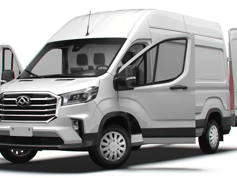 Maxus Deliver 9 Van L3H3 HQInterior 2025 3D Model