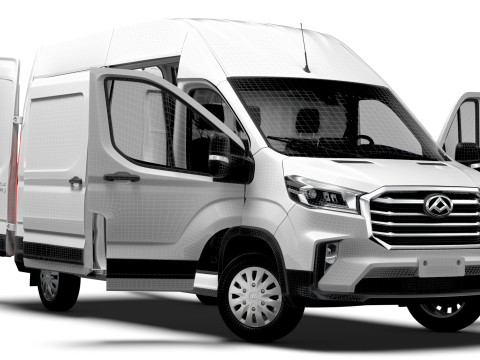 Maxus Deliver 9 Van L3H3 HQInterior 2025 3D Model